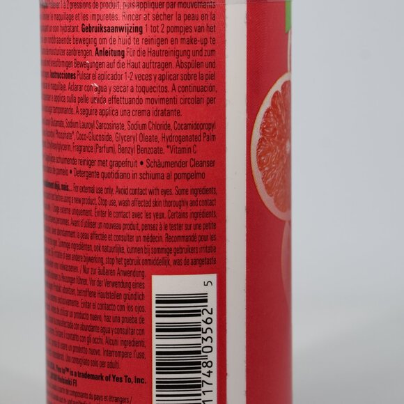 grapefruit daily foaming cleanser with vitamin C to brighten dull and uneven ski - Picture 7 of 9